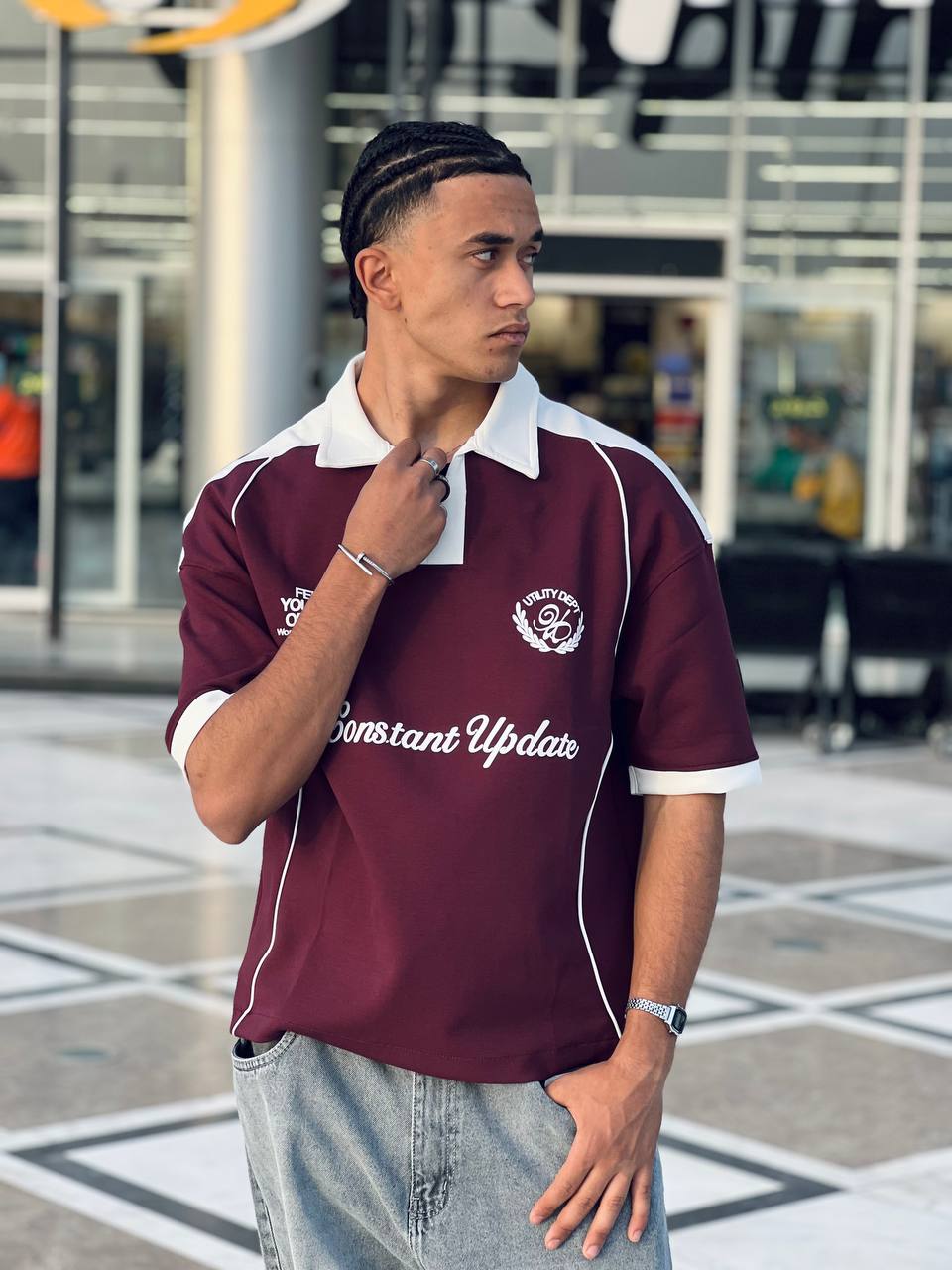 Burgundy Constant Polo