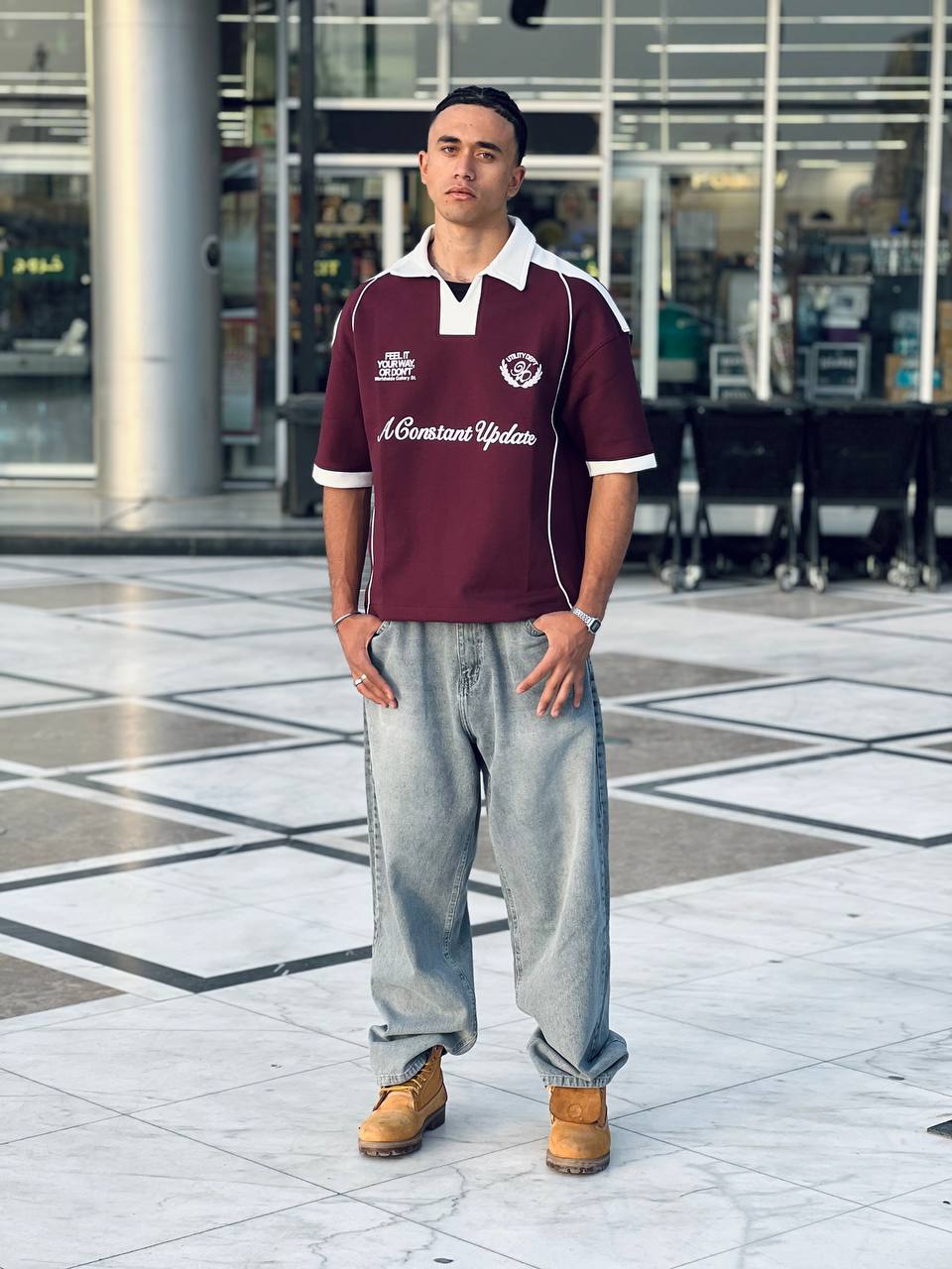 Burgundy Constant Polo