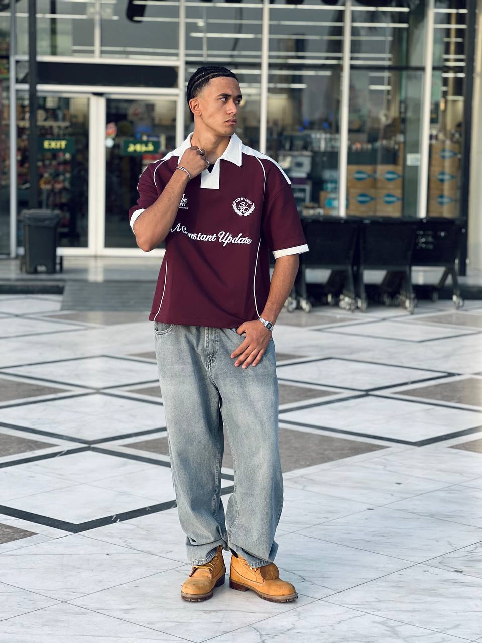 Burgundy Constant Polo