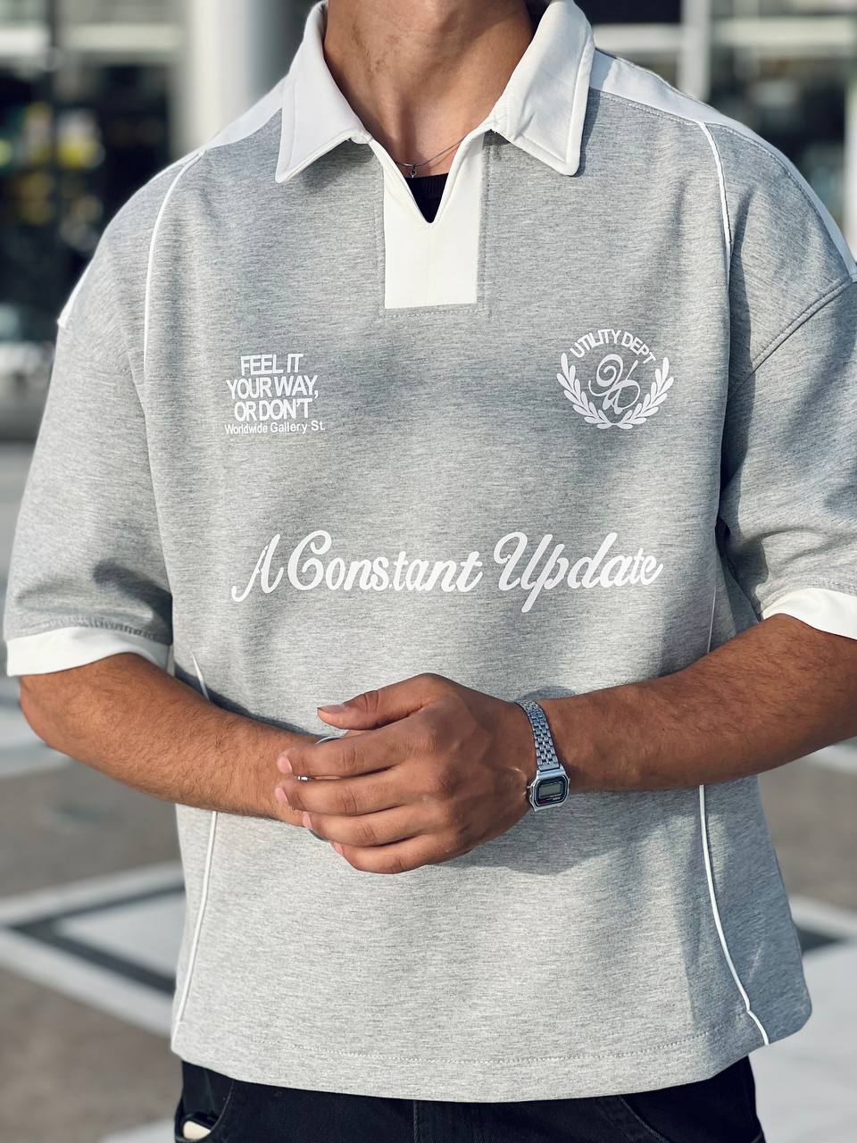 Gray Constant Polo