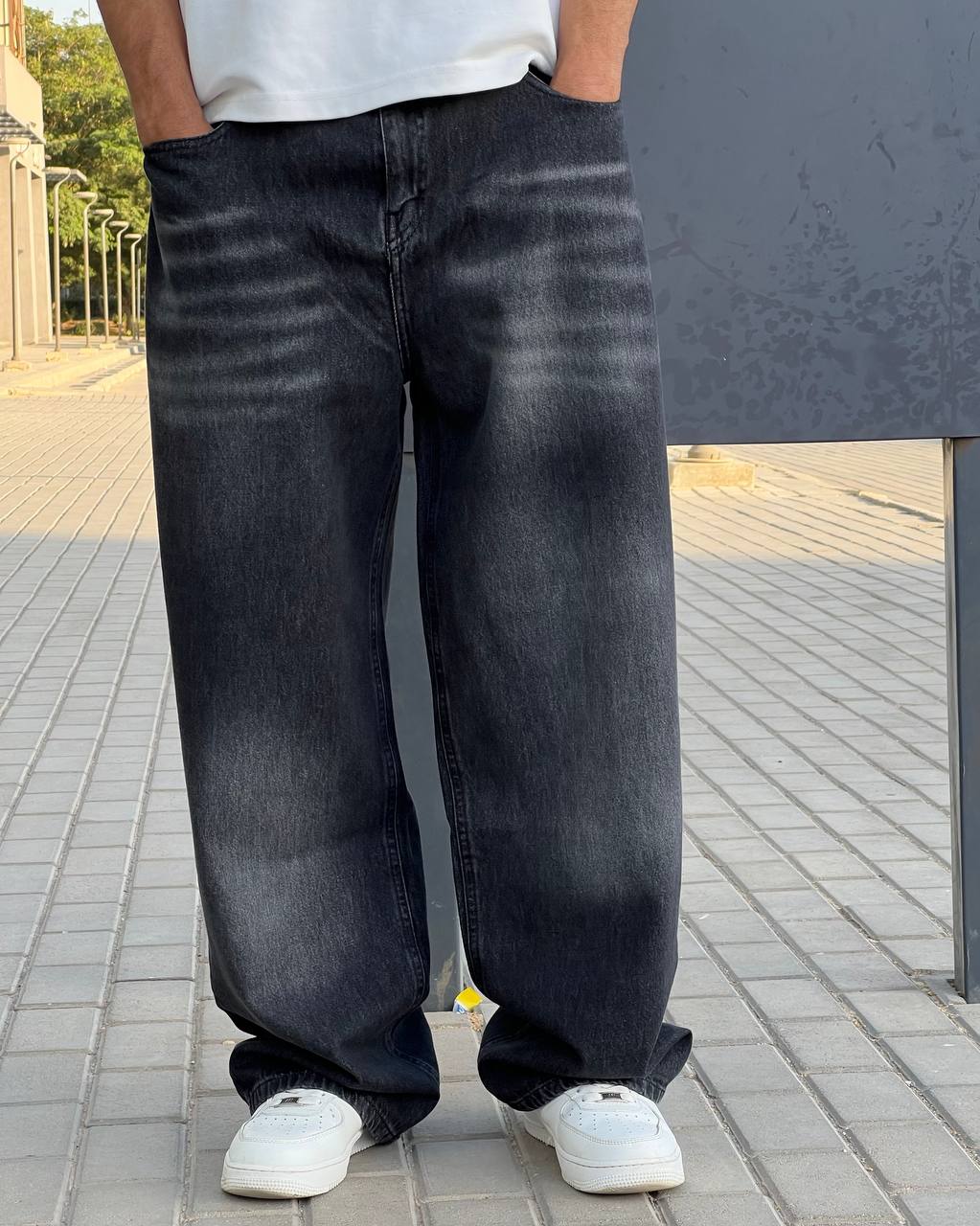 Black baggy jeans