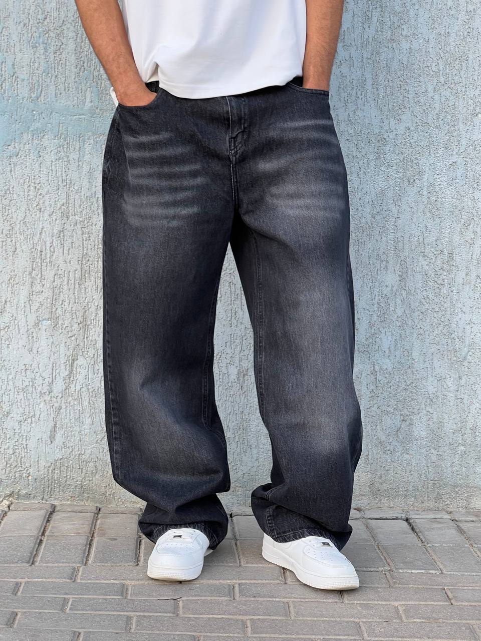 Black baggy jeans