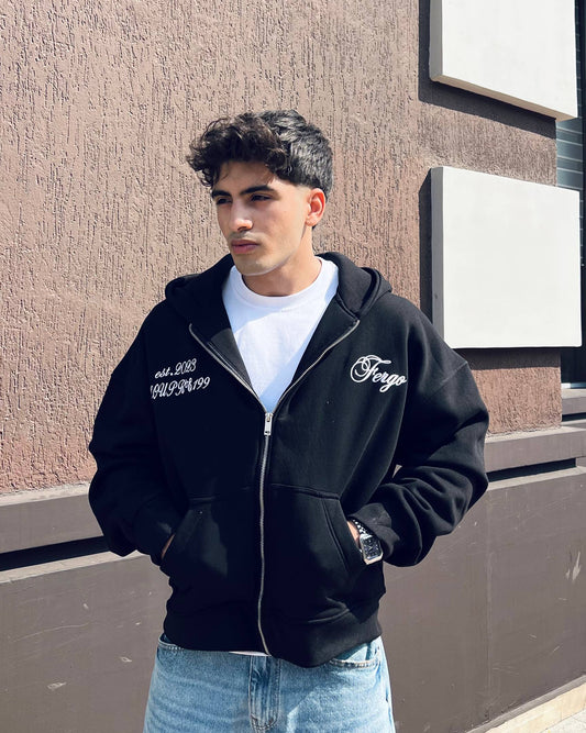 Signature Zipper –Black