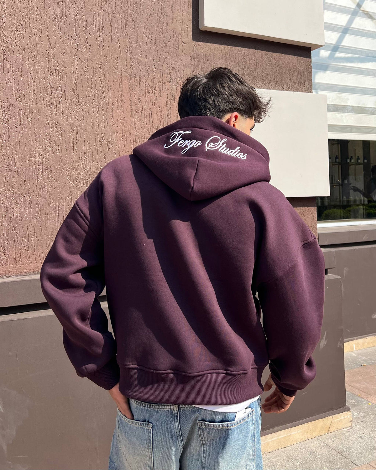 Signature Zipper – Burgundy