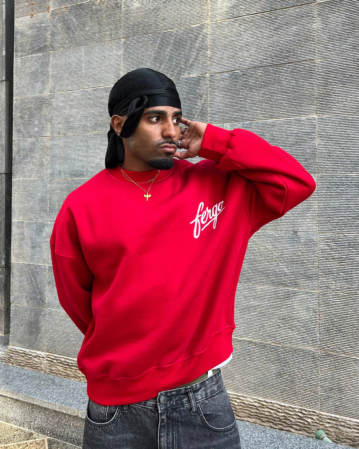 Red Impact Crewneck