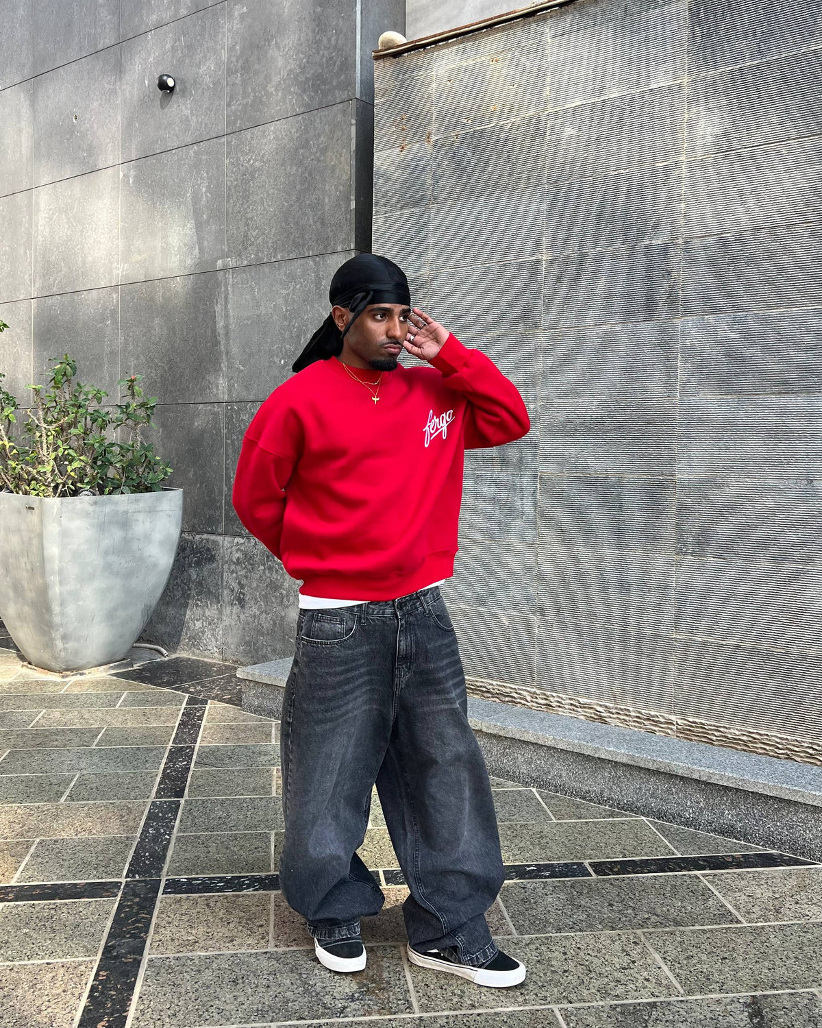 Red Impact Crewneck