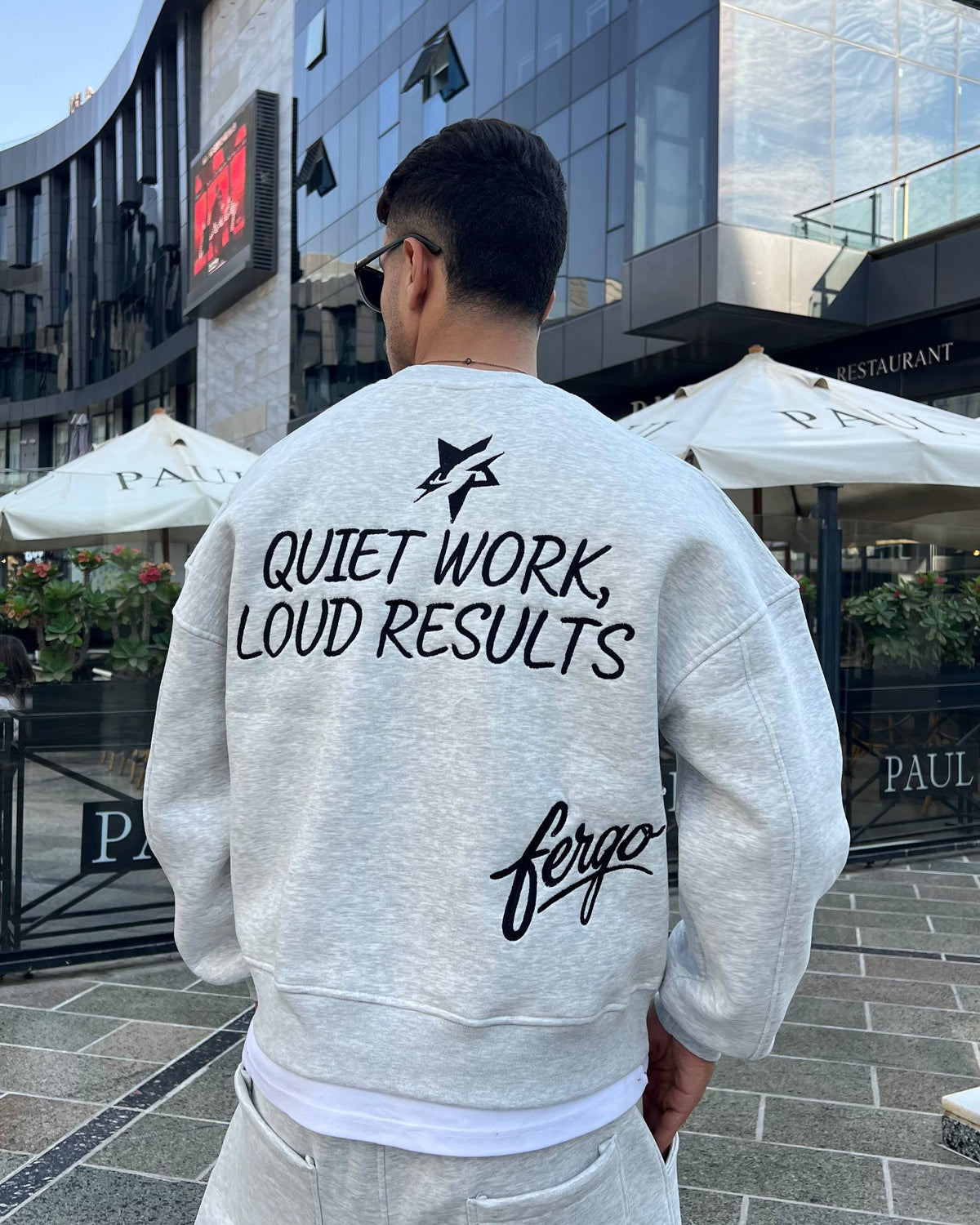 Gray Impact Crewneck