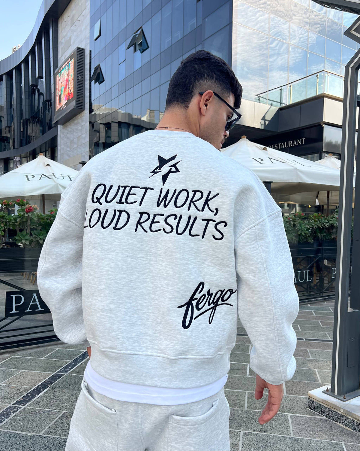 Gray Impact Crewneck