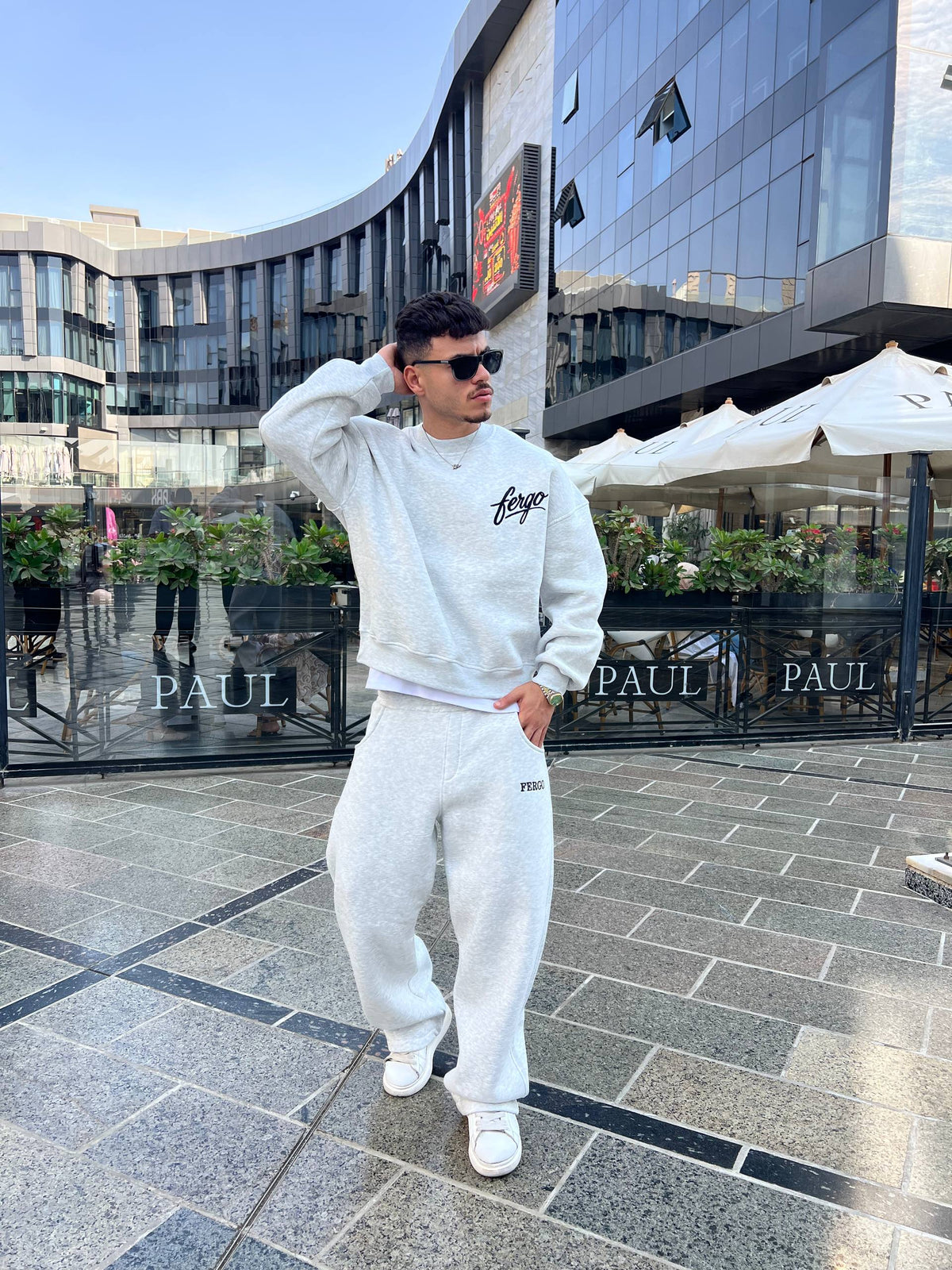 Gray Impact Crewneck