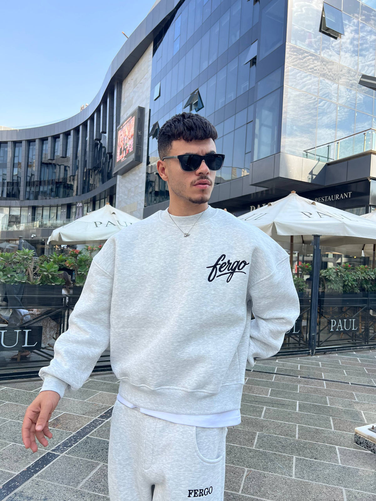 Gray Impact Crewneck