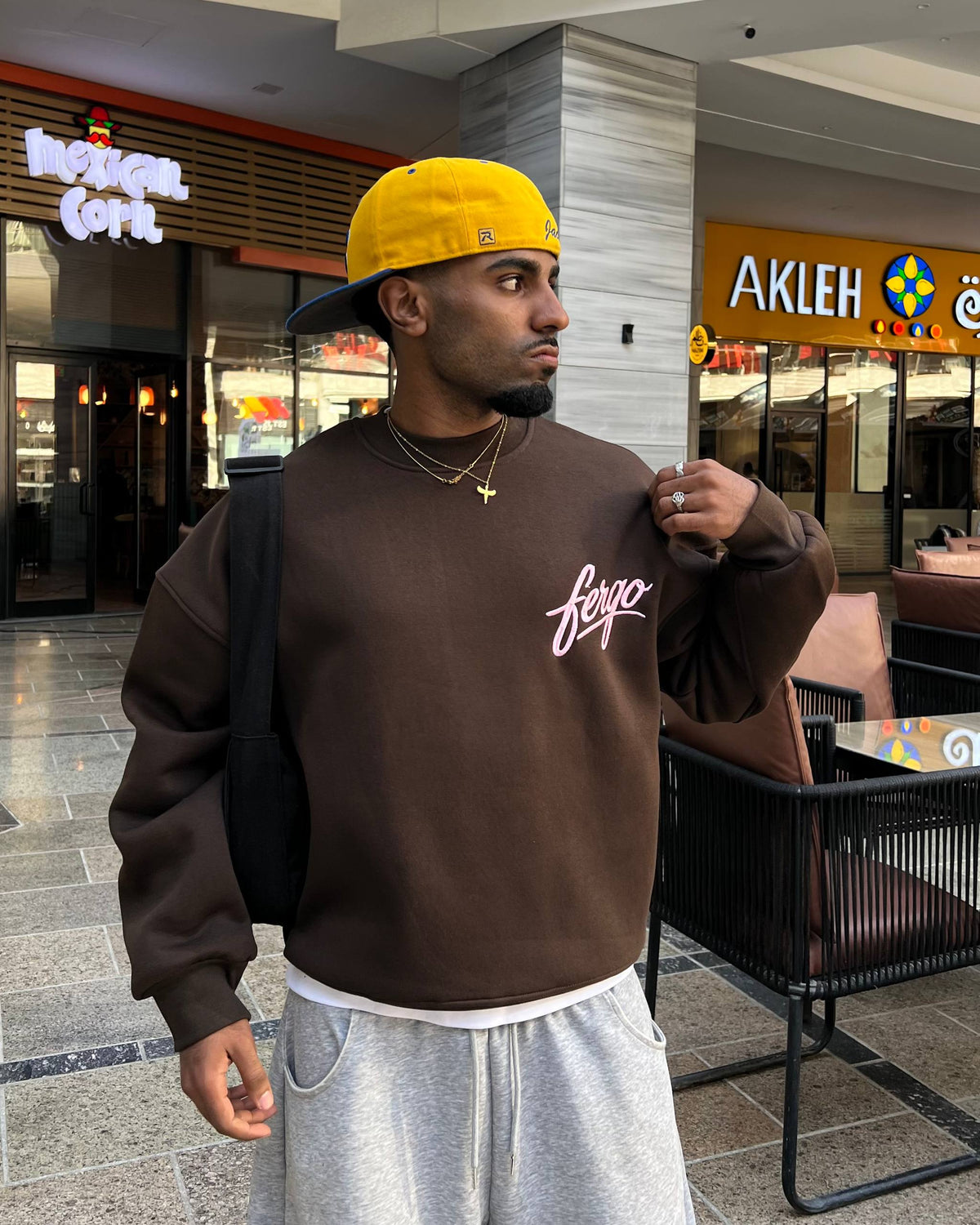 Brown Impact Crewneck