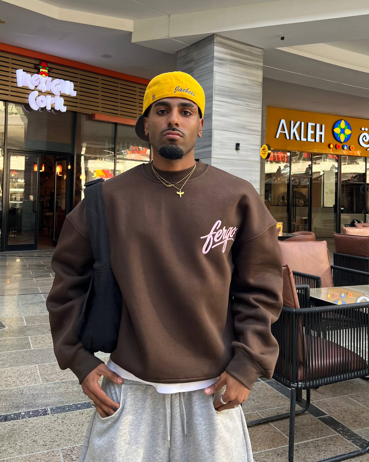 Brown Impact Crewneck