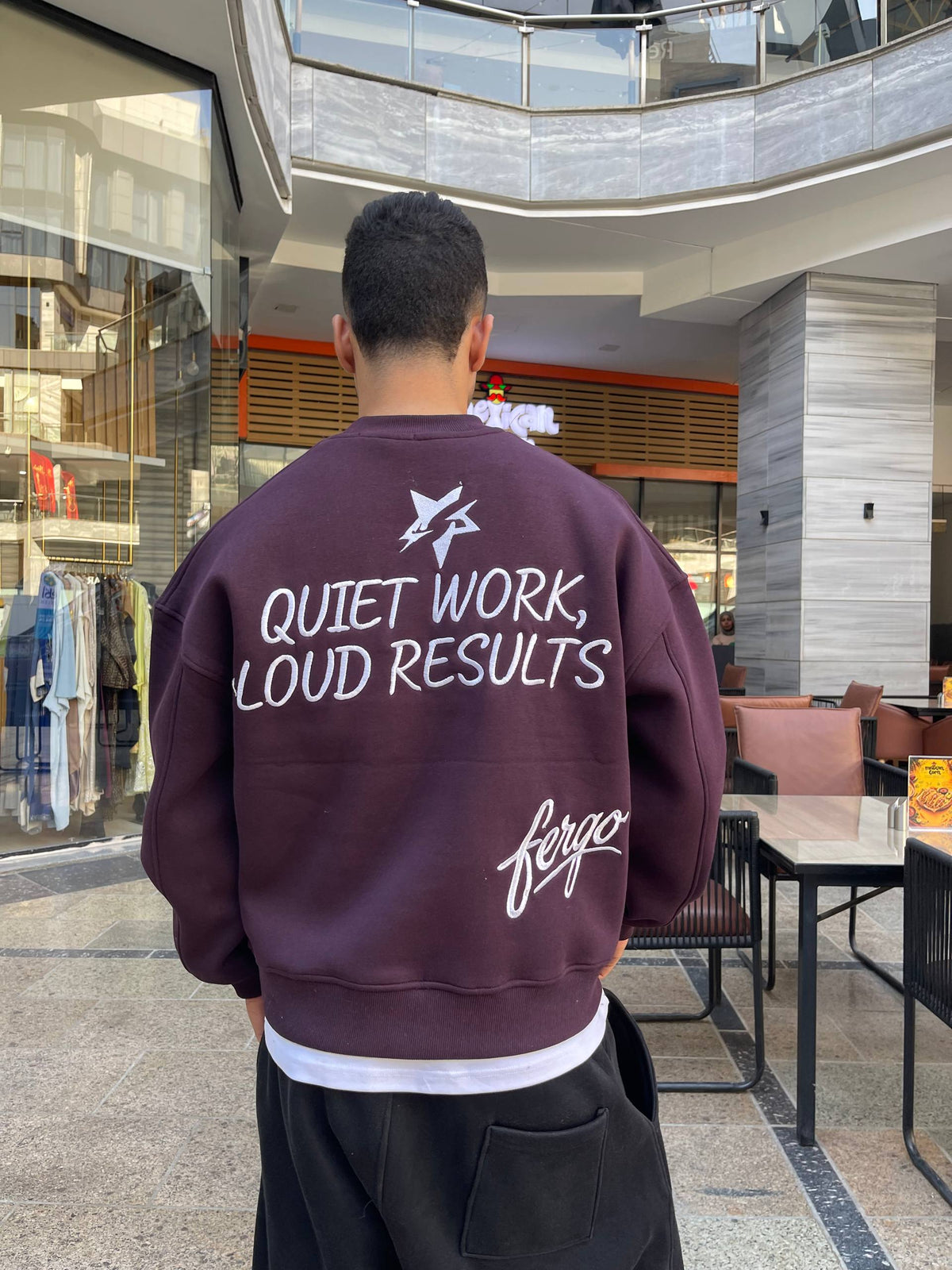 Burgundy Impact Crewneck