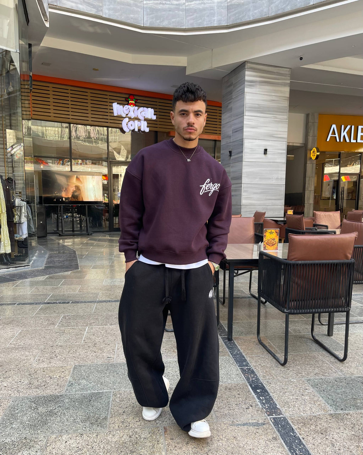 Burgundy Impact Crewneck
