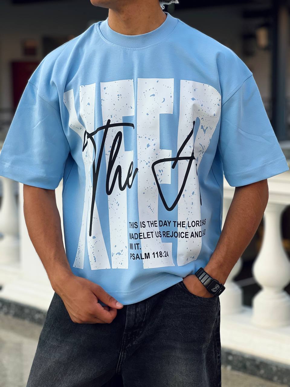 Oversized BabyBlue T-Shirt