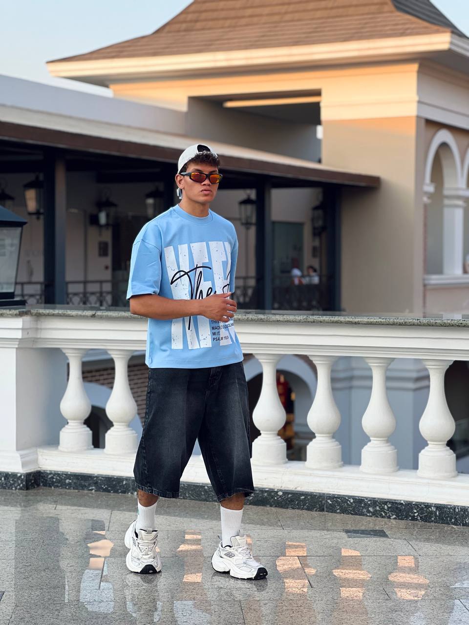 Oversized BabyBlue T-Shirt