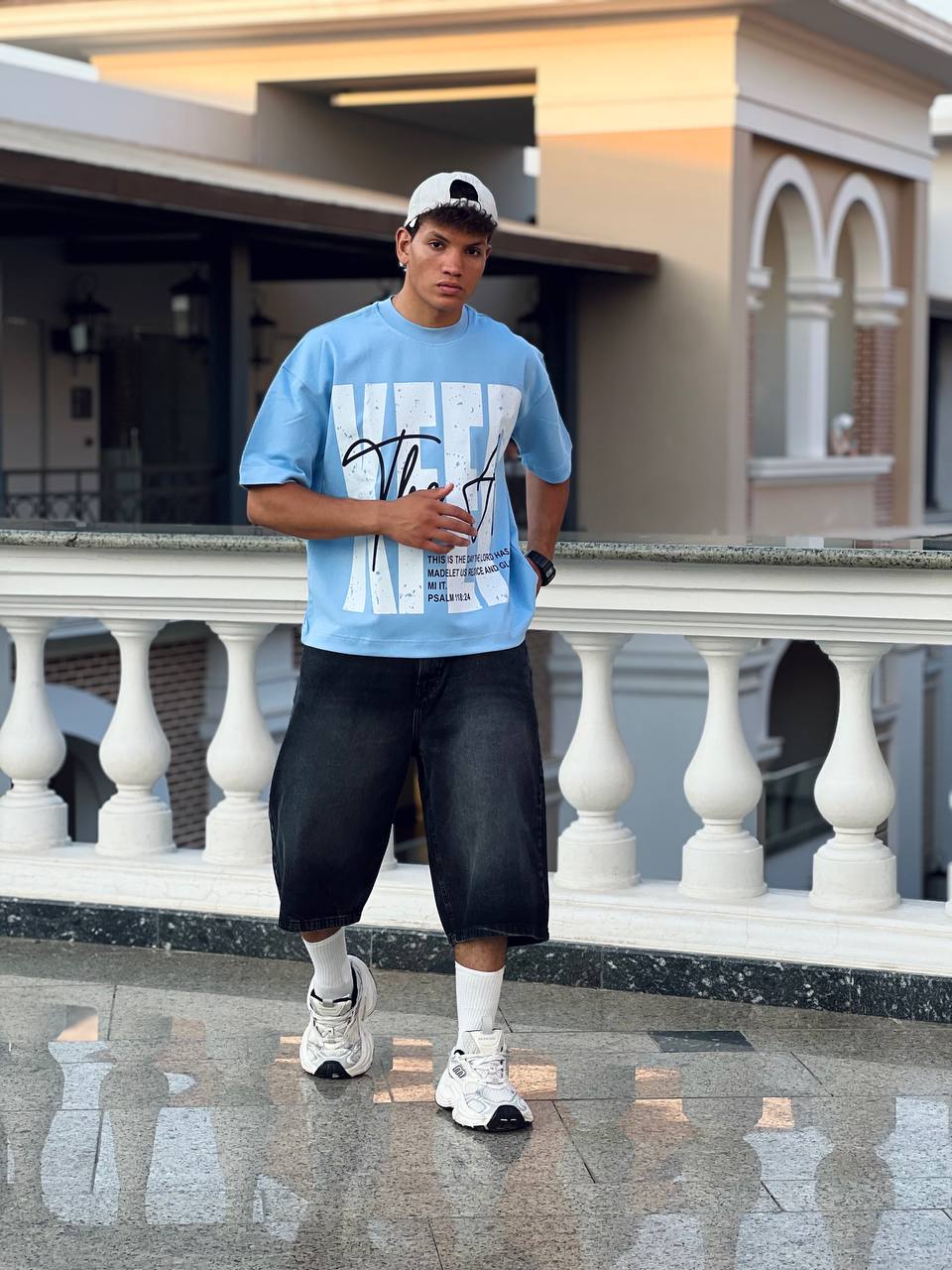 Oversized BabyBlue T-Shirt