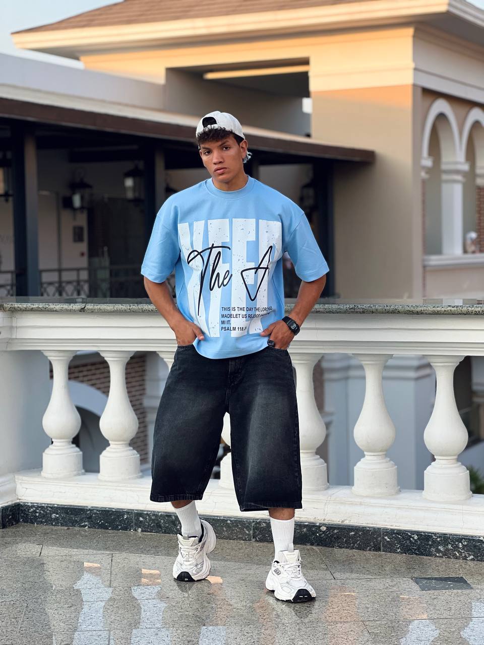 Oversized BabyBlue T-Shirt
