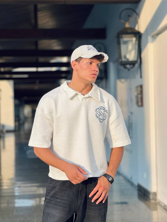 White T-Shirt Polo