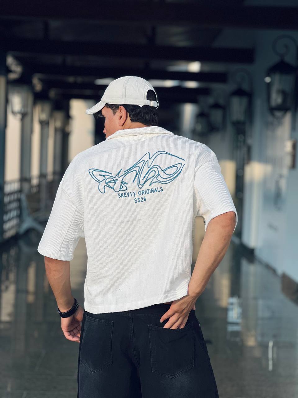 White T-Shirt Polo