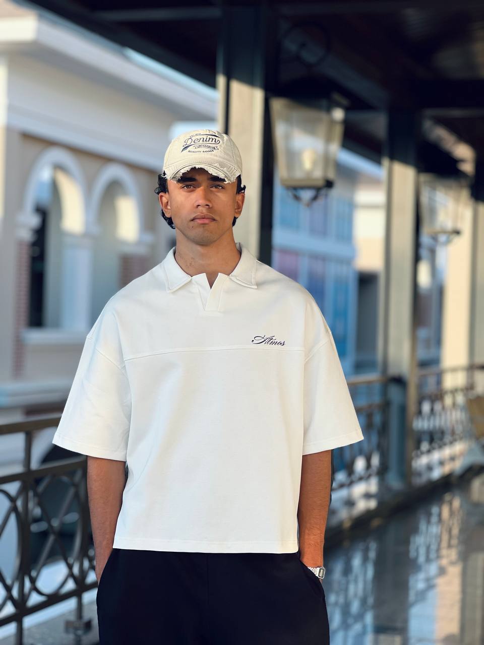 White T-Shirt Polo
