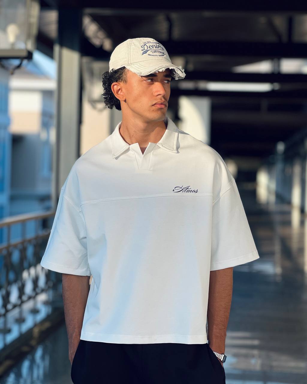 White T-Shirt Polo