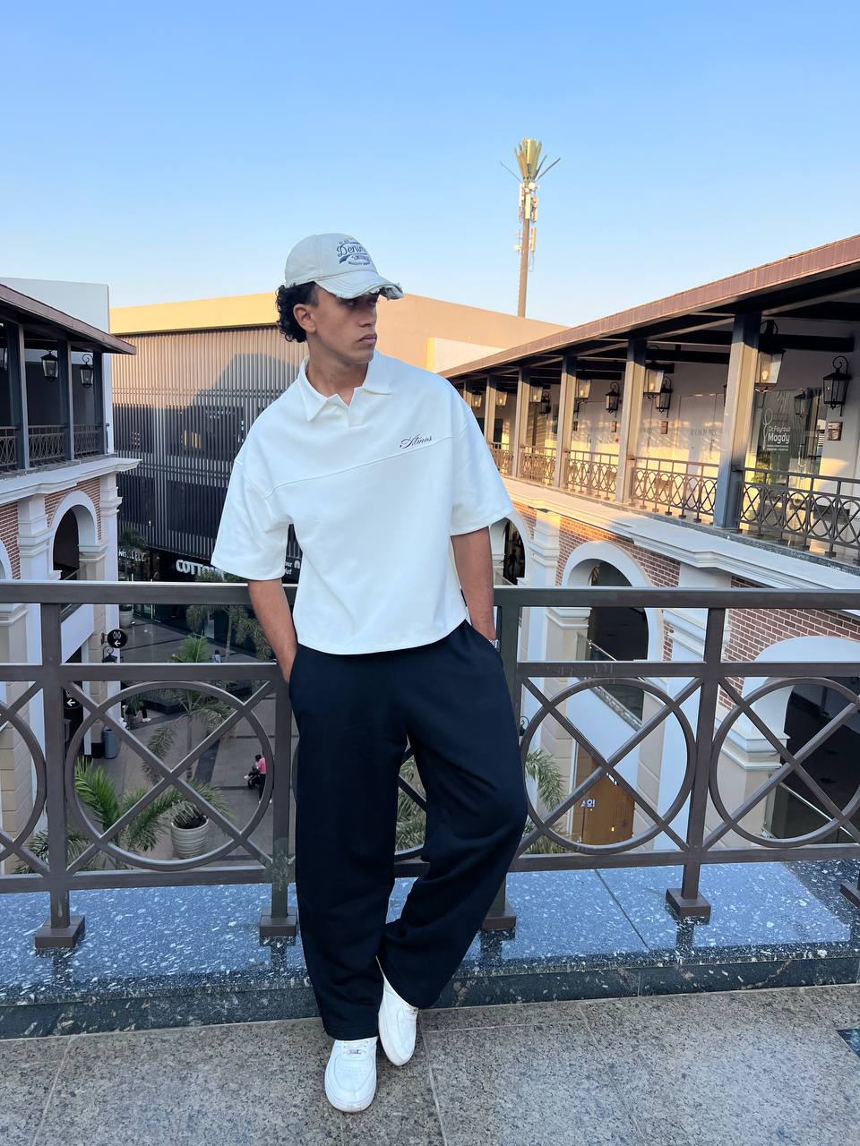 White T-Shirt Polo