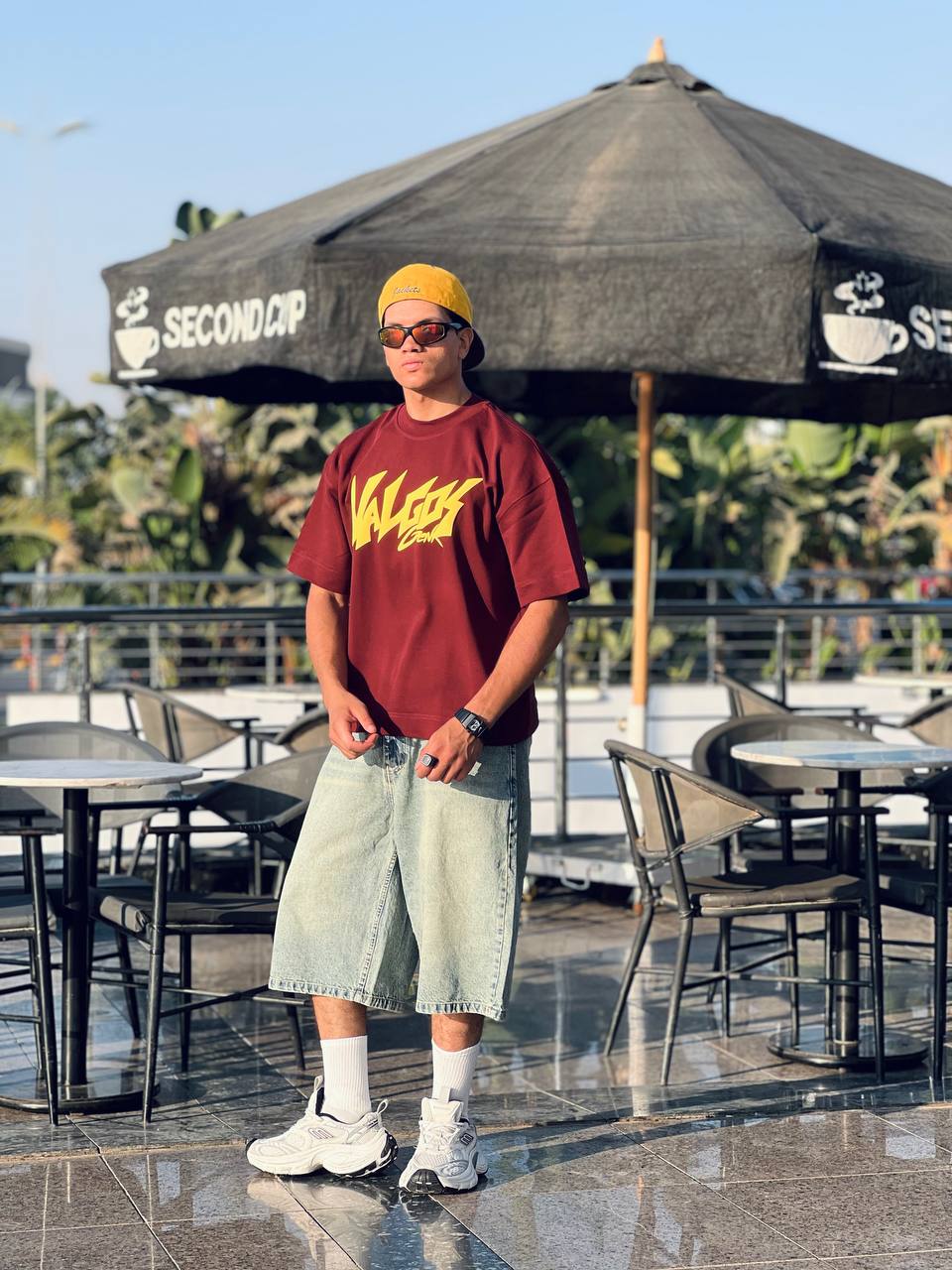 Oversized Marron T-Shirt