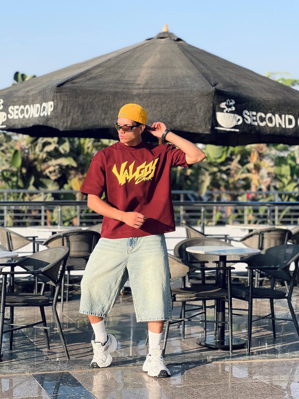 Oversized Marron T-Shirt