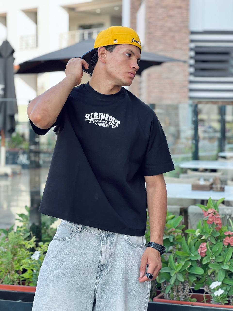 BoxyFit Black T-Shirt