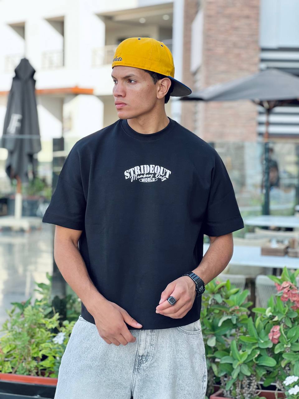 BoxyFit Black T-Shirt