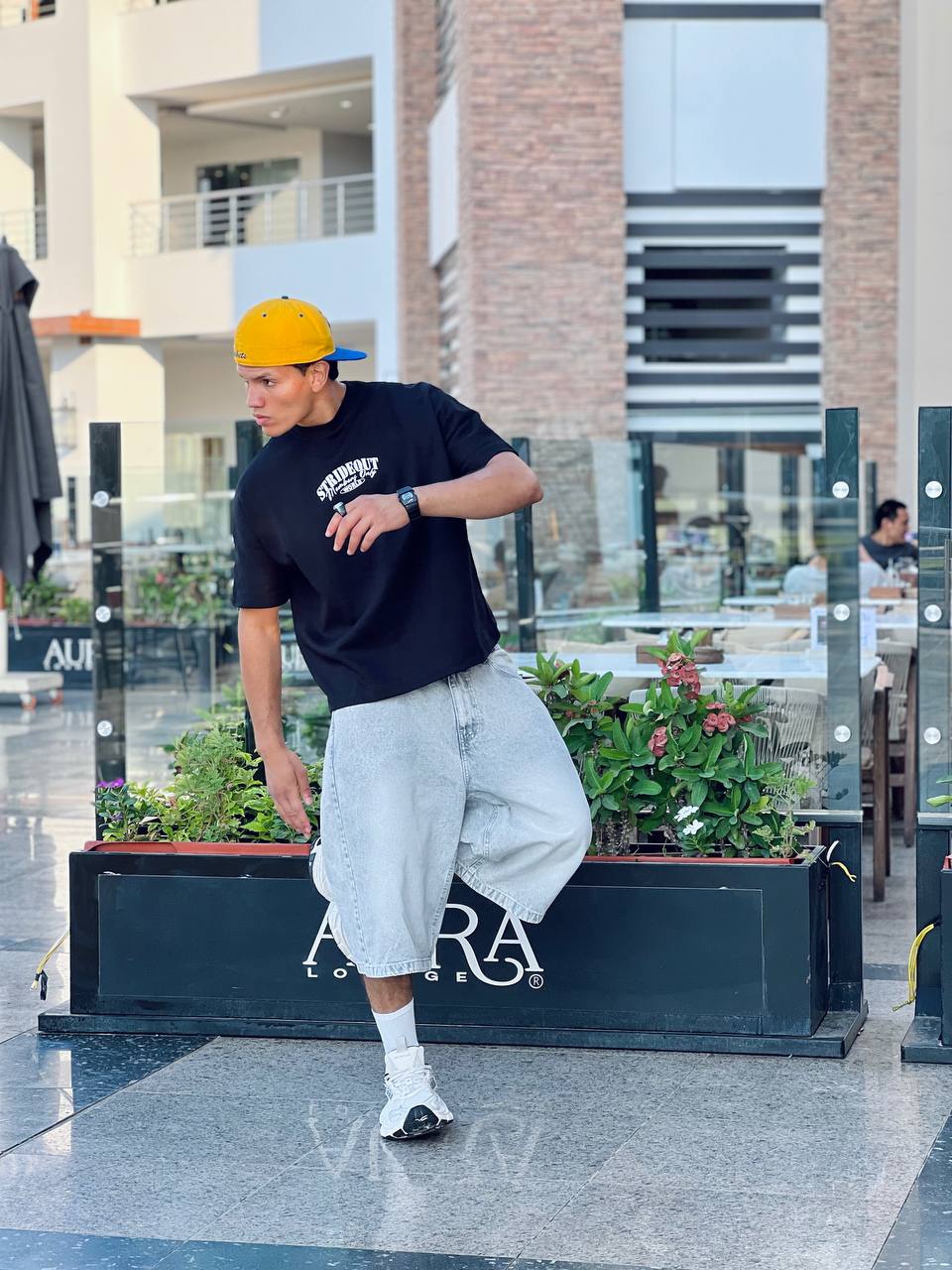 BoxyFit Black T-Shirt