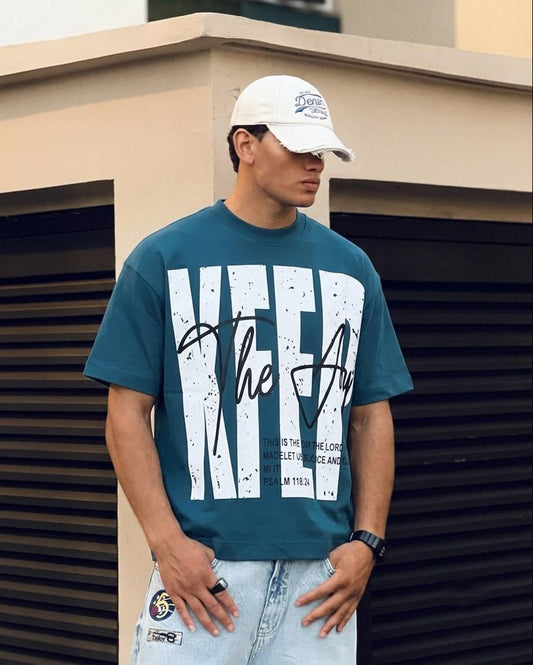 Oversized Indigo T-Shirt