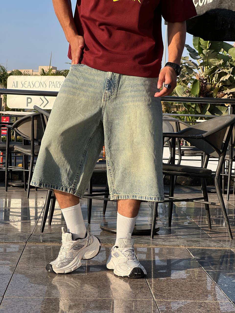 Stone Short Jeans