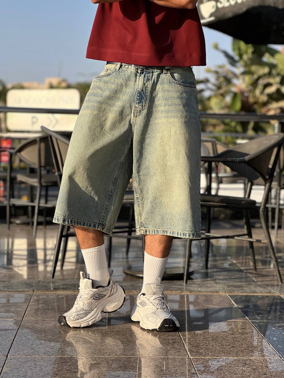 Stone Short Jeans