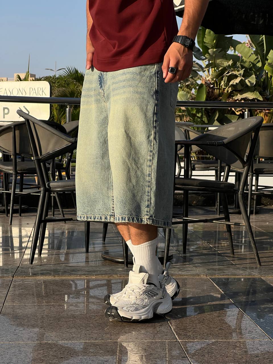 Stone Short Jeans