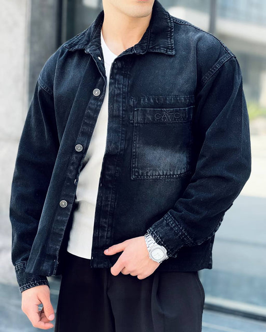 Black boxy shirt