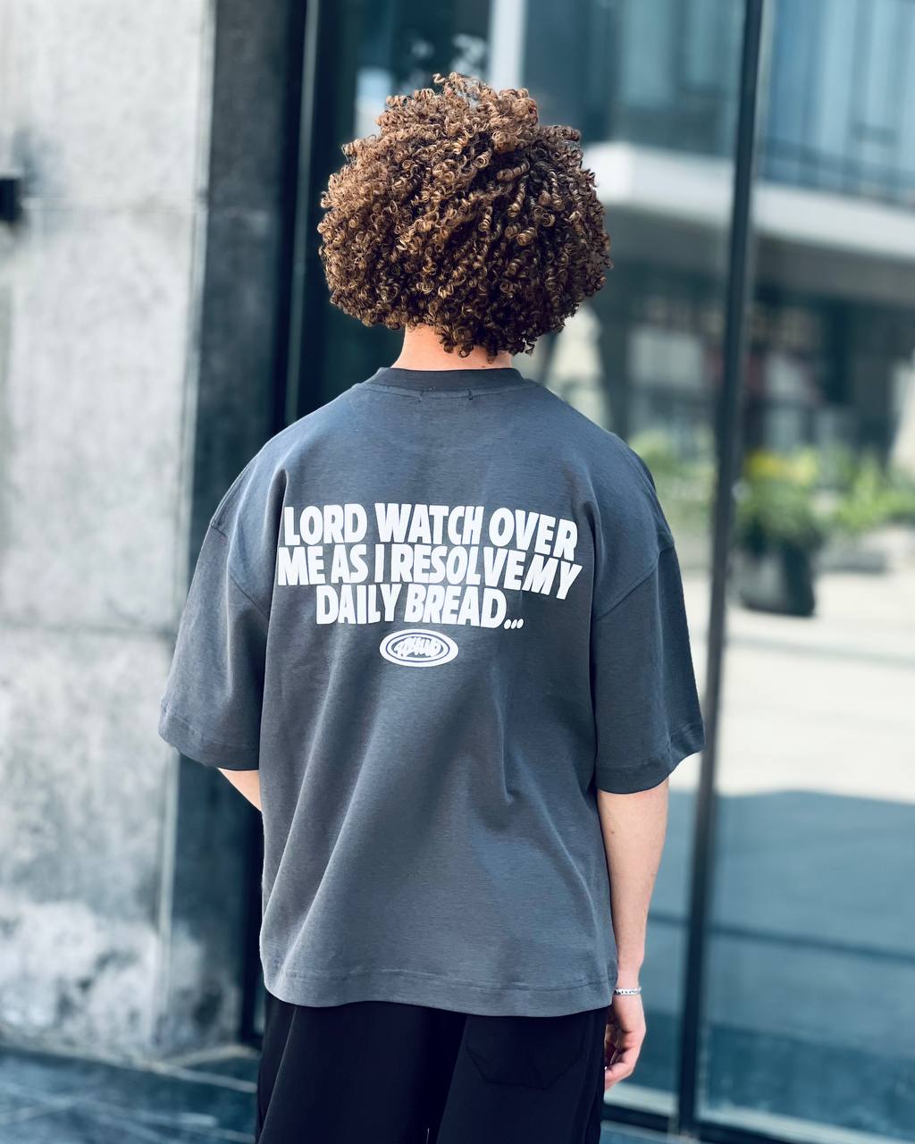Oversized iron T-shirt