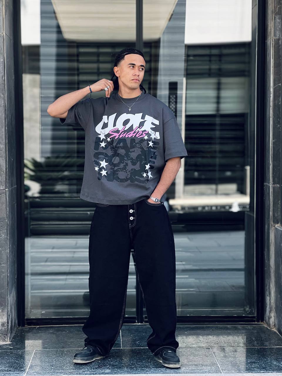 iron oversized t-shirt