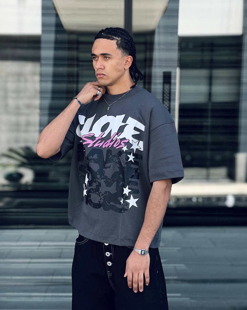 iron oversized t-shirt