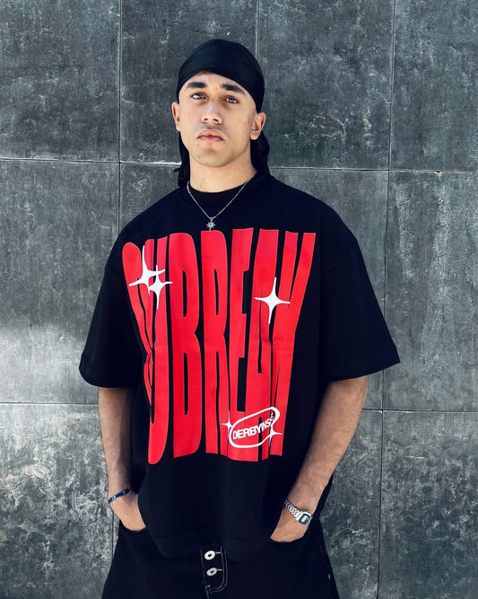 Oversized black T-shirt