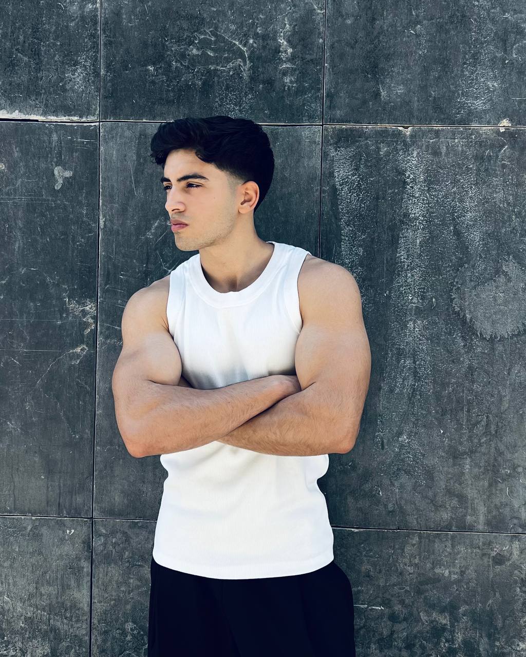 Essential white tank top
