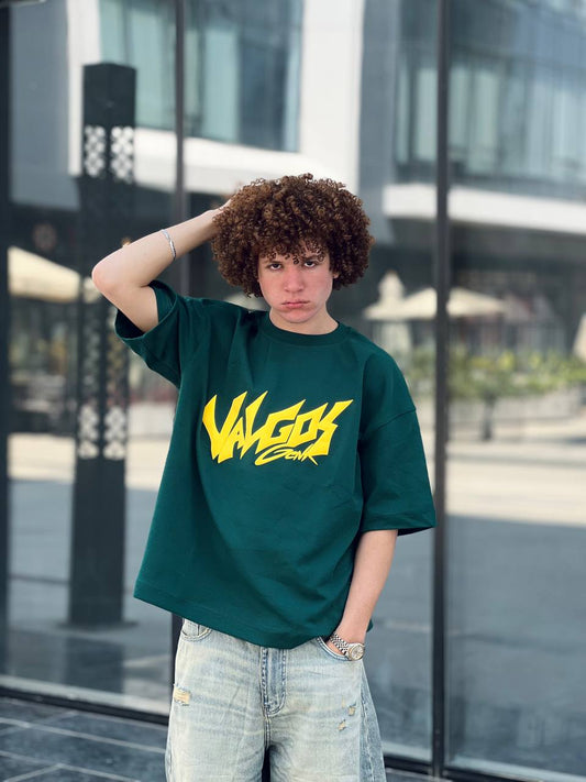 Oversized green T-shirt