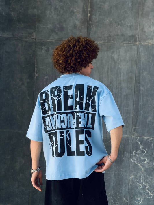 Oversized babyblue T-shirt