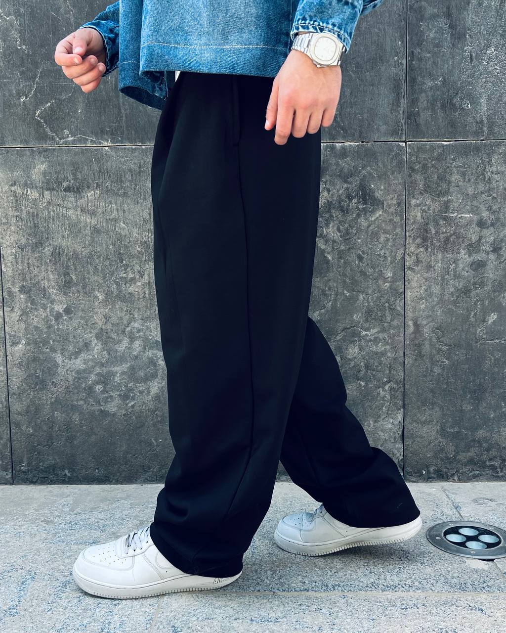 black old money sweatpants