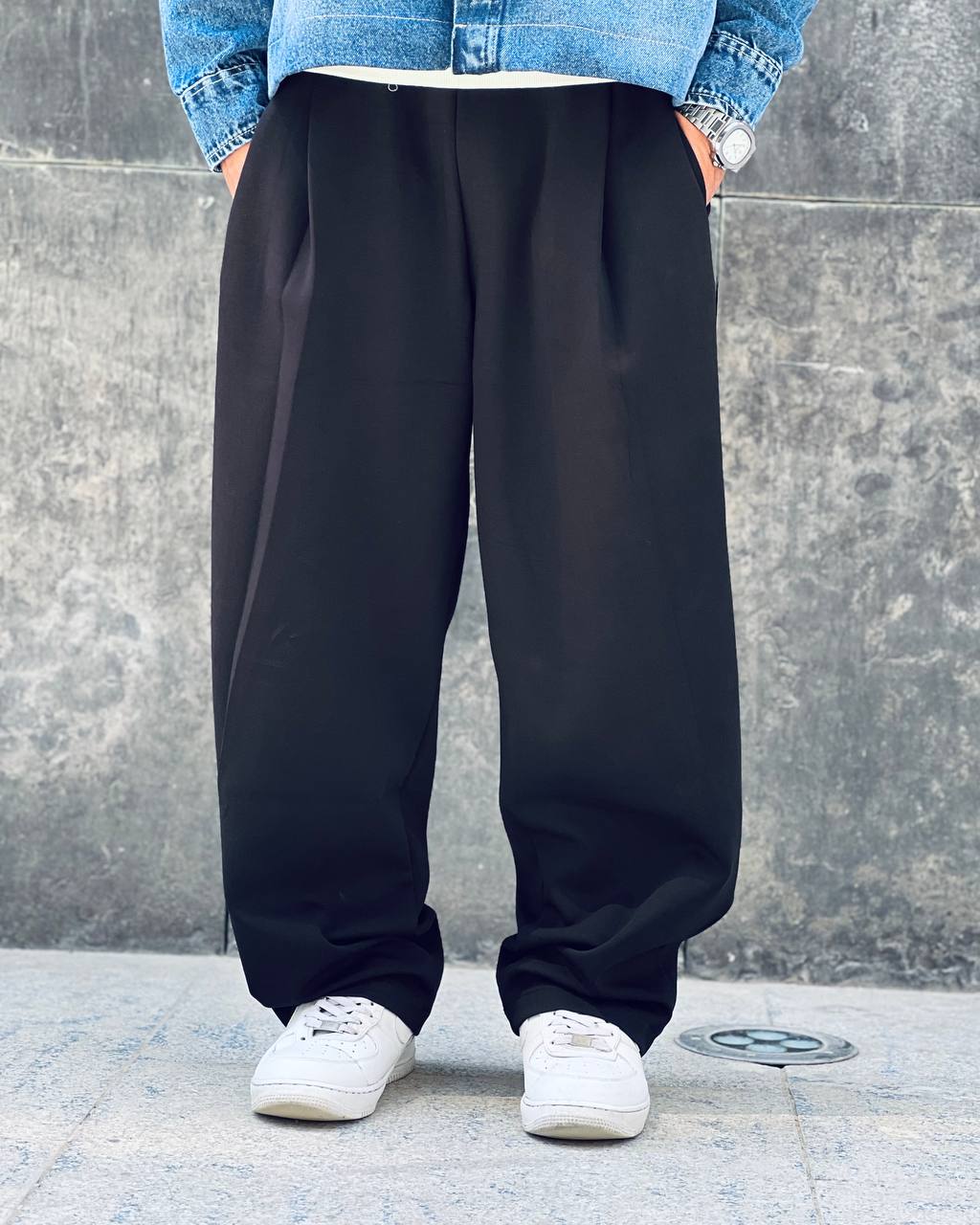 black old money sweatpants