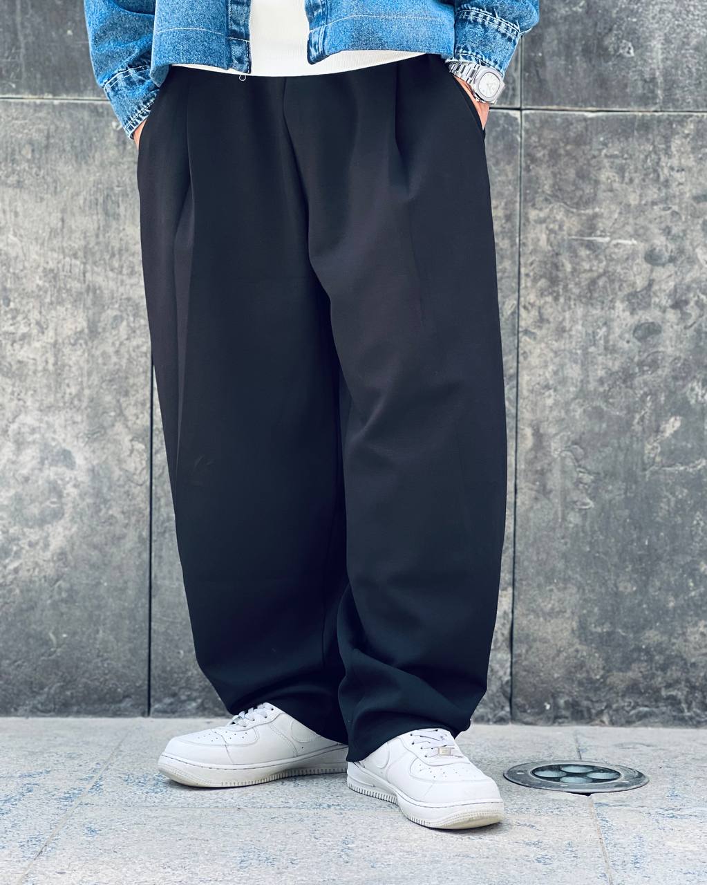 black old money sweatpants