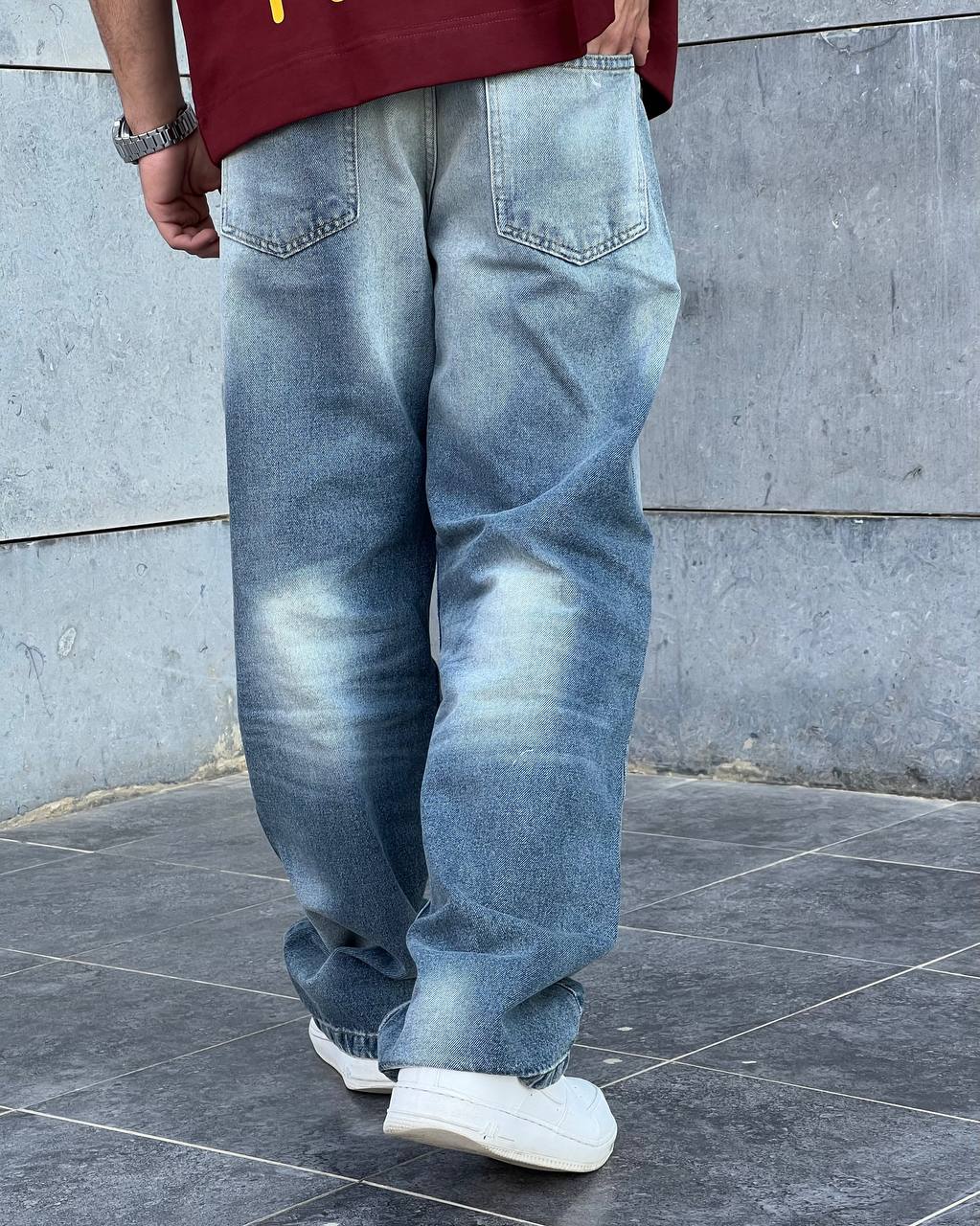 dirty denim wide leg