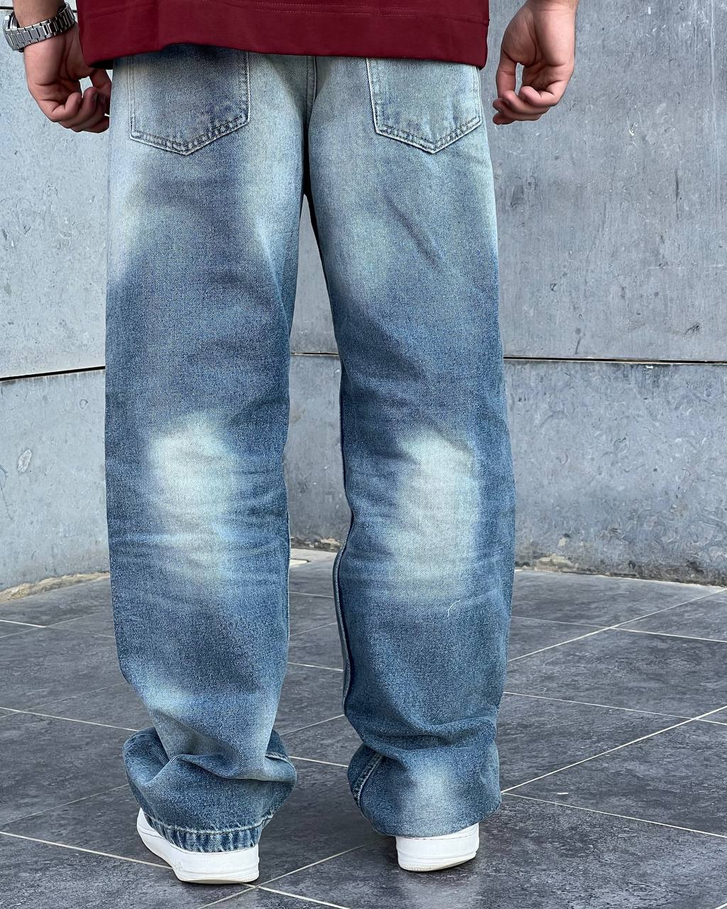 dirty denim wide leg