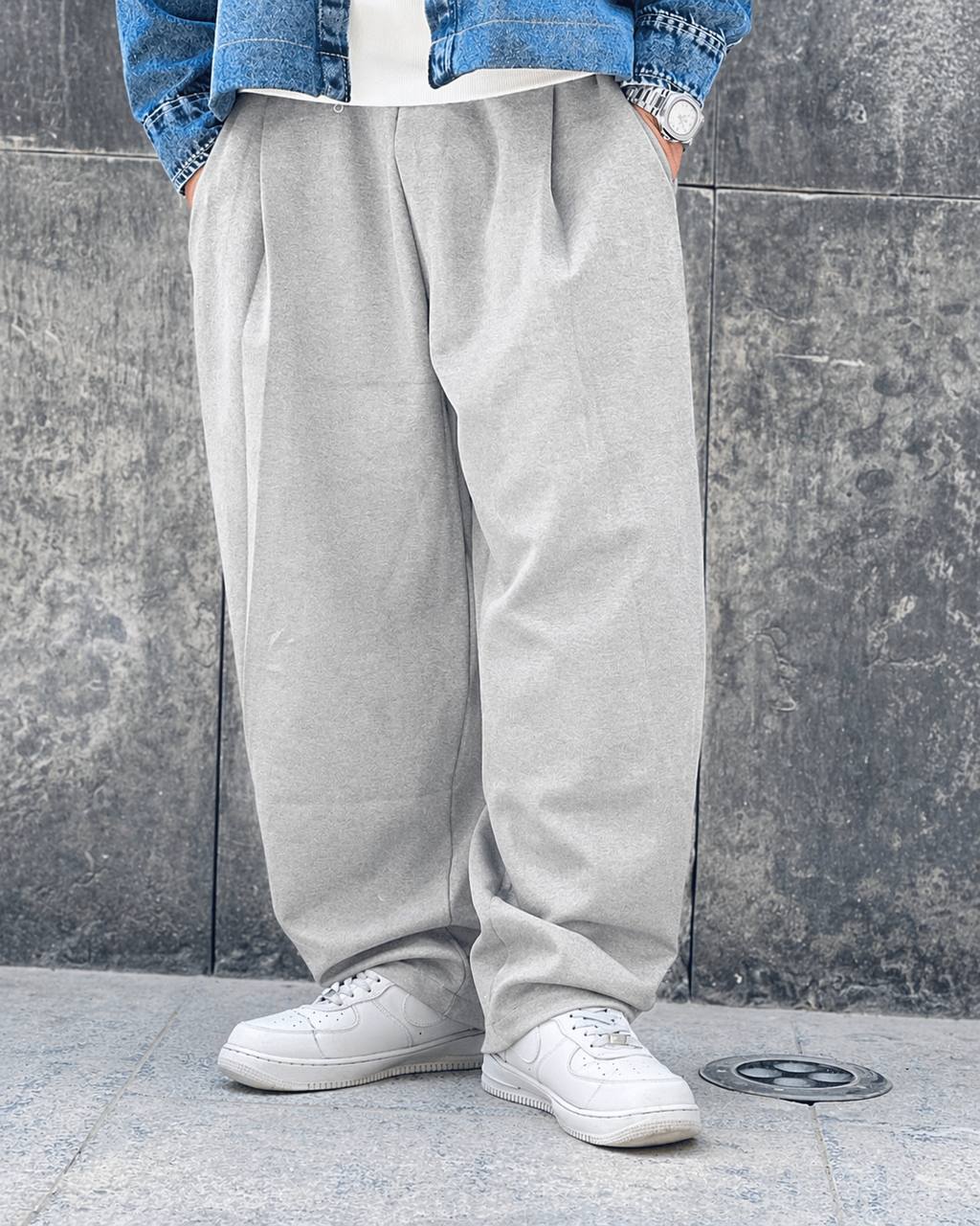 gray old money sweatpants